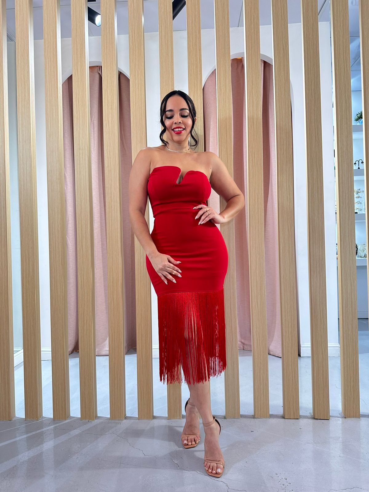 Vestido Romantico con Movimiento