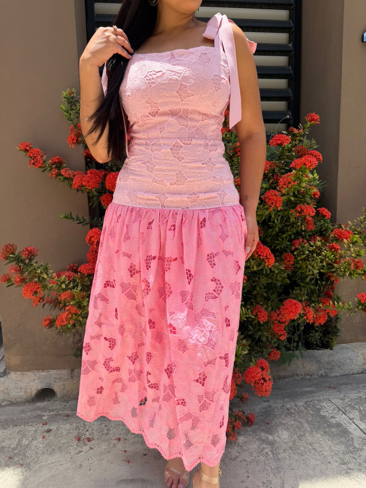 Romantic Dress Color Block