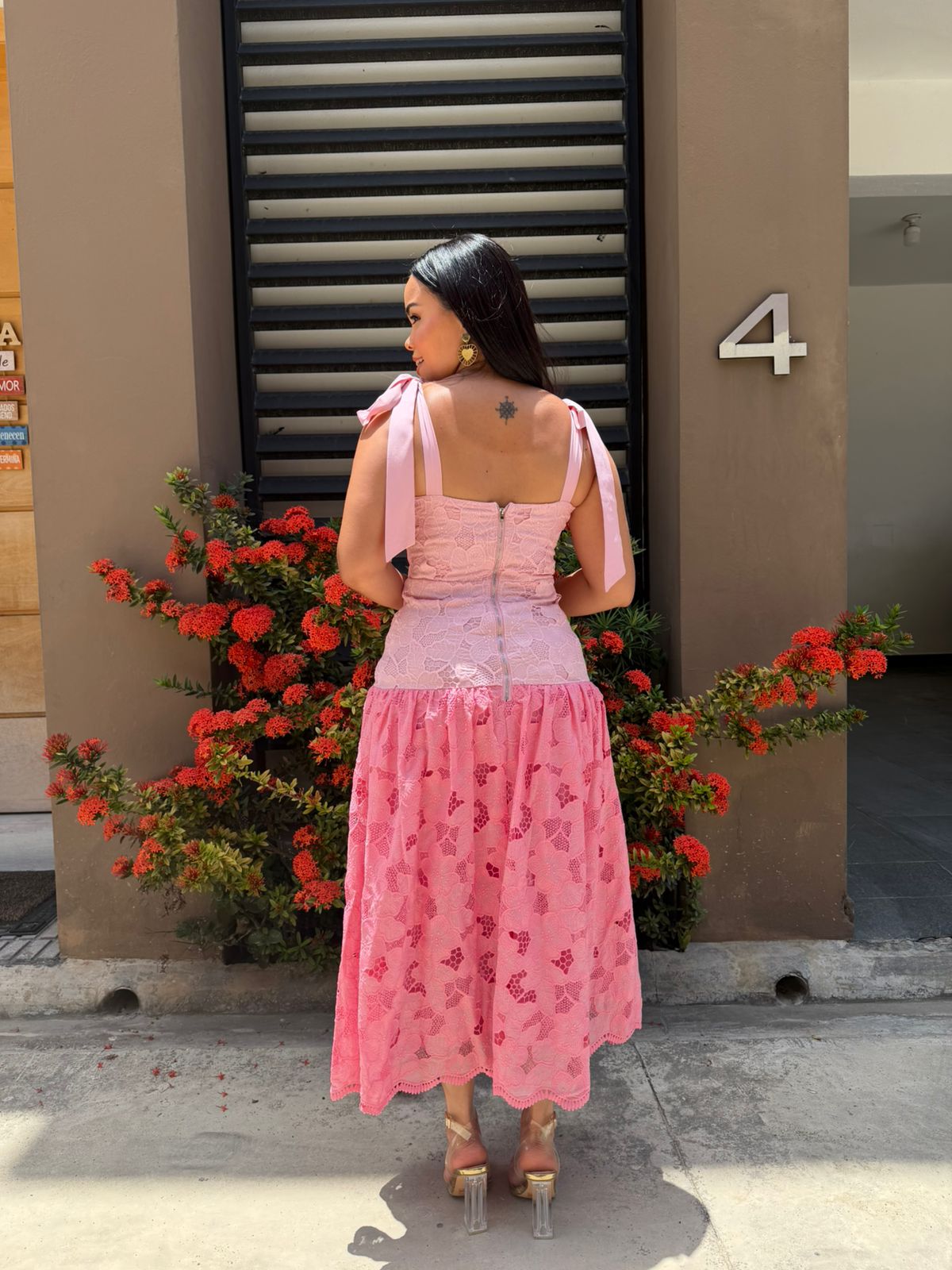 Romantic Dress Color Block