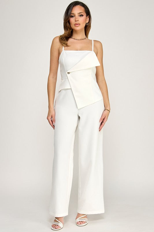 Jumpsuit Asimetrico