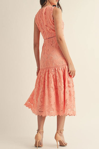 Midi Dress Peach