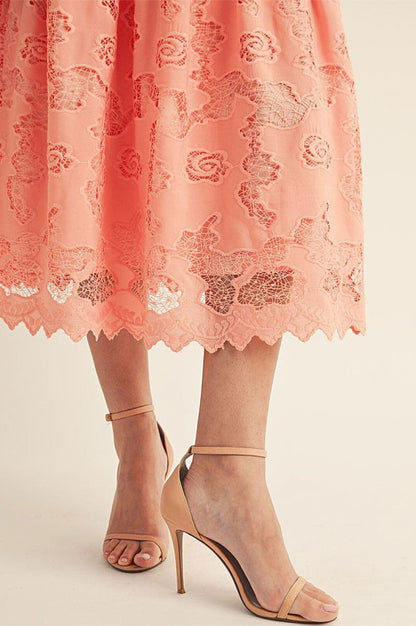 Midi Dress Peach