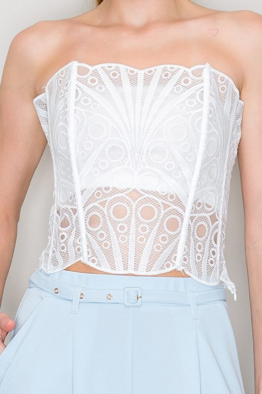 CORSET TOP CROCHET