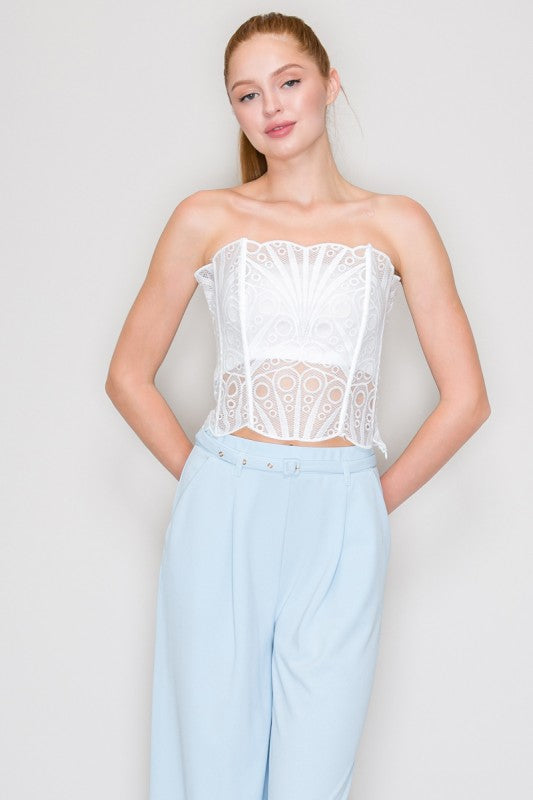 CORSET TOP CROCHET