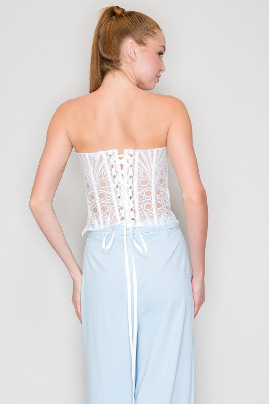CORSET TOP CROCHET