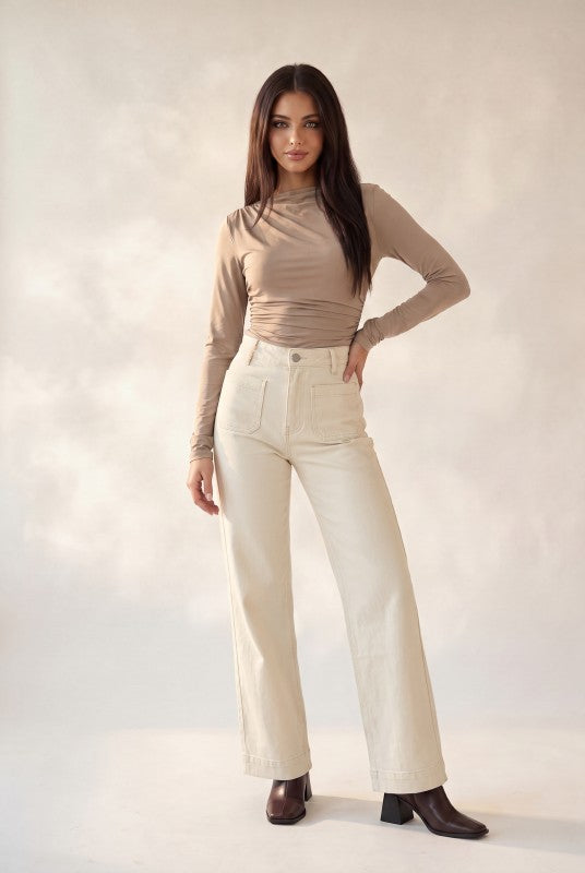 WIDE LEG JEANS