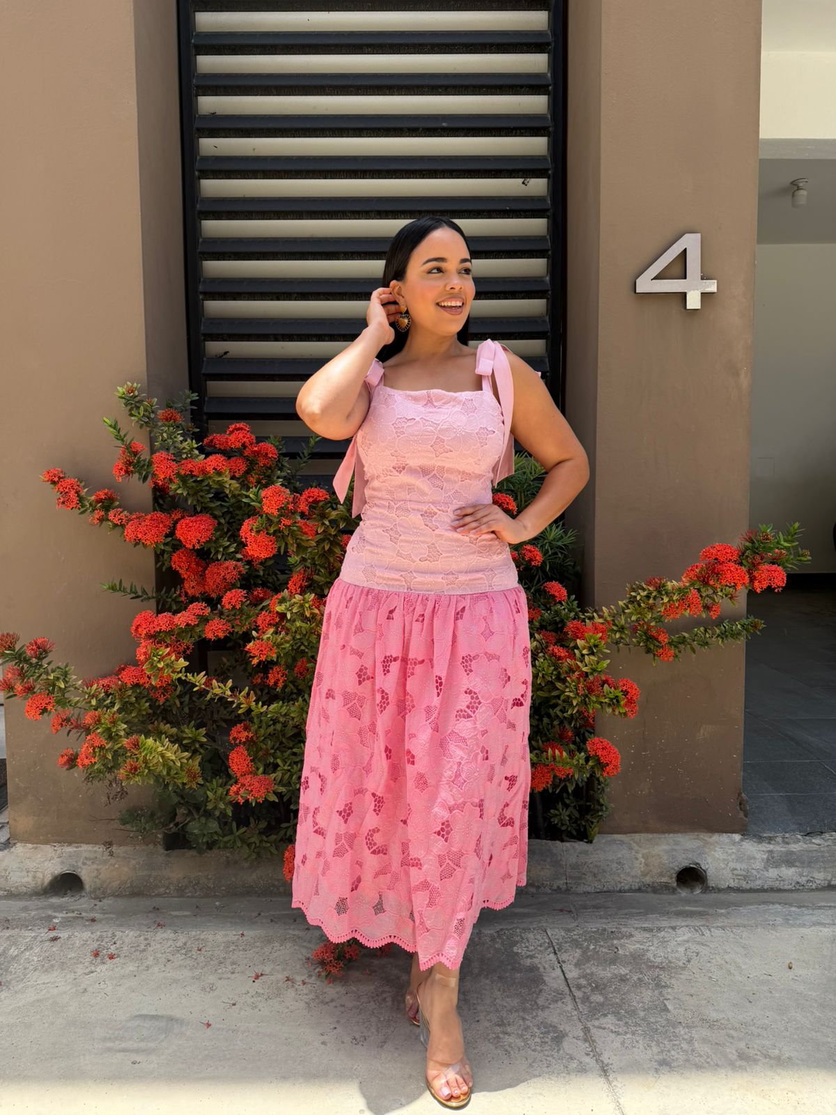 Romantic Dress Color Block
