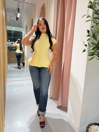 Blusa Butter Yellow