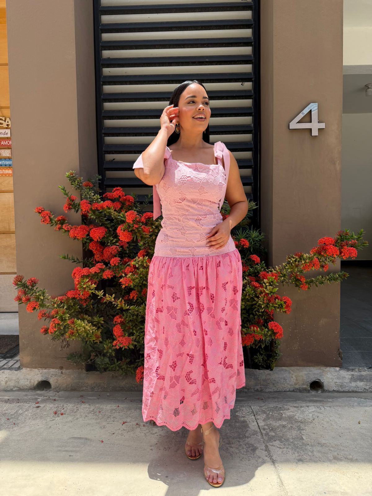 Romantic Dress Color Block