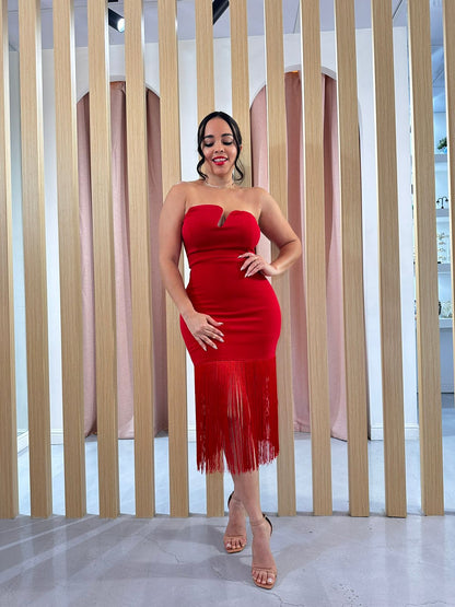 Vestido Romantico con Movimiento