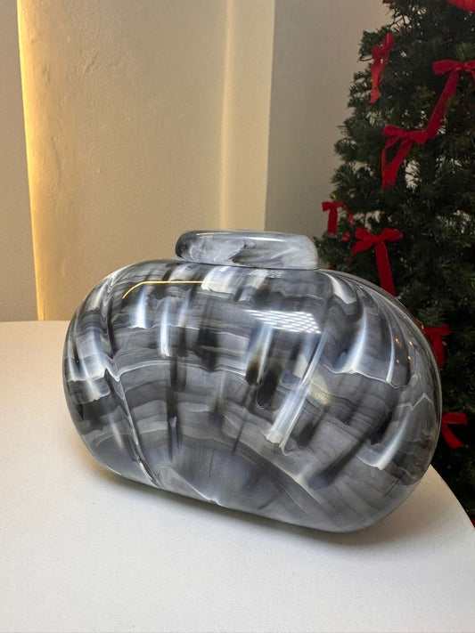 Cartera tipo Clutch Marmoleado
