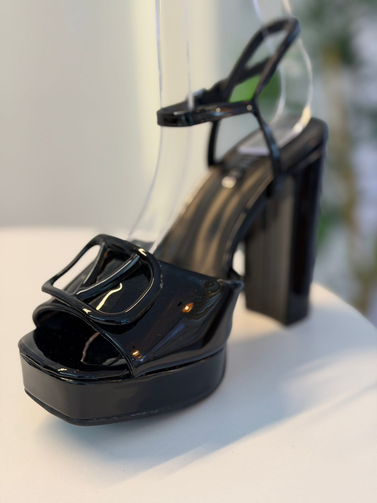 ZAPATOS TACON CUADRADO