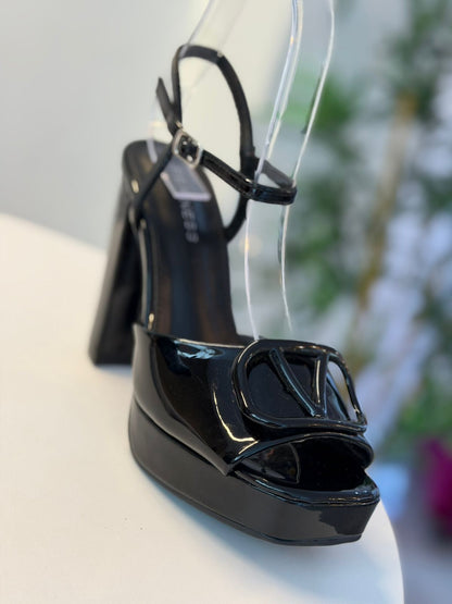 ZAPATOS TACON CUADRADO