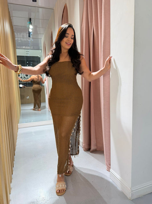 VESTIDO CON CONCHAS DE MAR